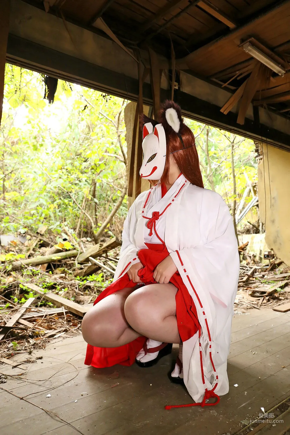 Higurashi Rin [Fox Club 2nd Generation Miko [Higurashi Kikaku] Photo Set photo 13