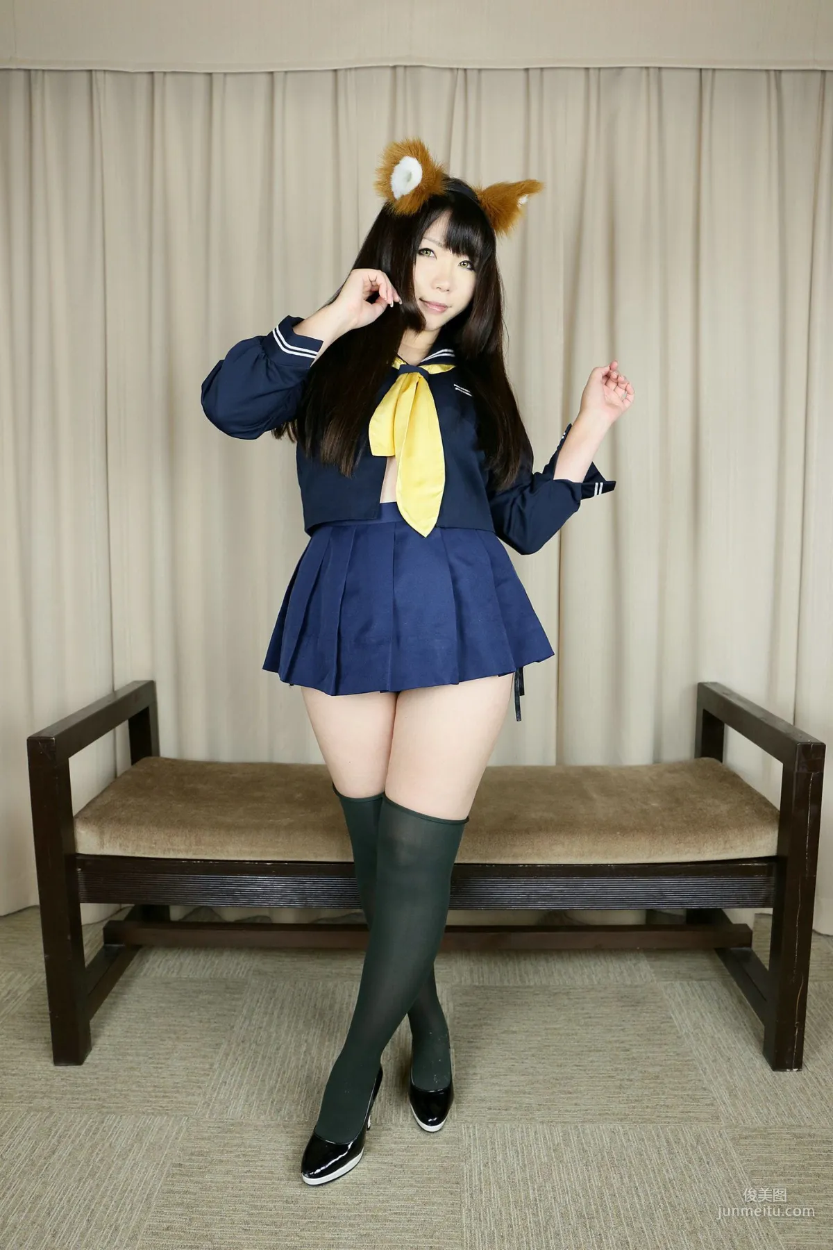 Higurashi Rin and Higurashi Ran, [Fox Club 2nd Generation School Girl] [Cosplay Collection] Photo Set photo 124