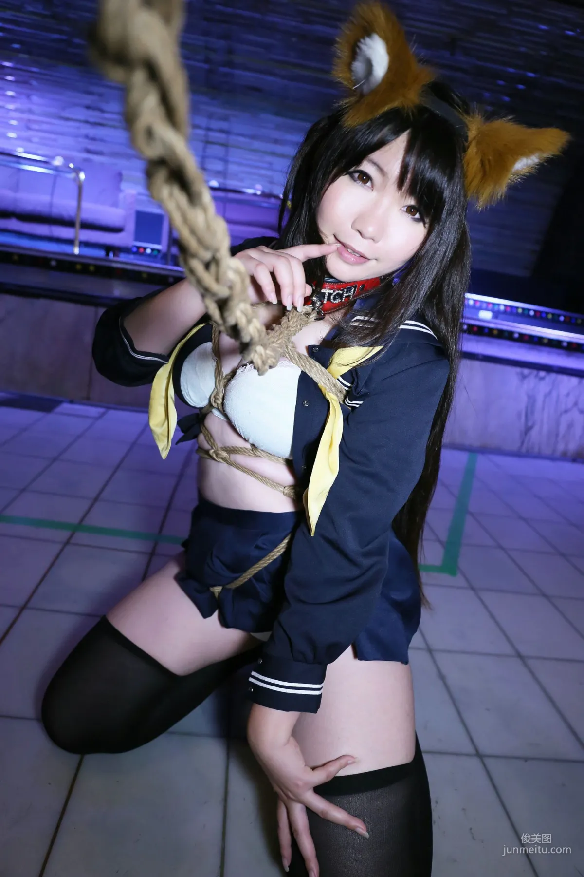 Higurashi Rin and Higurashi Ran, [Fox Club 2nd Generation School Girl] [Cosplay Collection] Photo Set photo 77