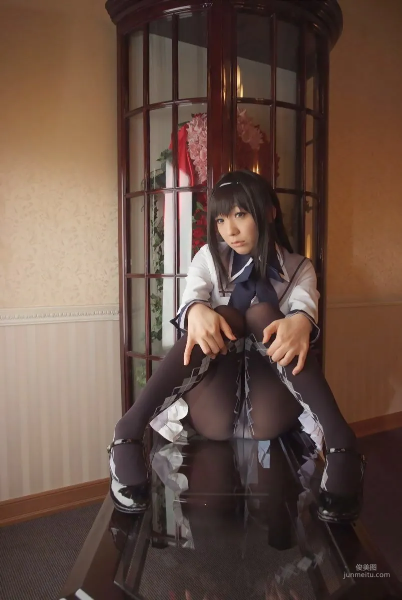 Misaki Hanamura Puella Magi Madoka Magica Akemi Homura [HONEY BUNNY] Photo Set photo 25