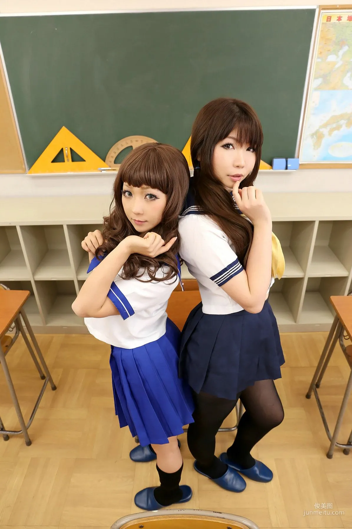 Higurashi Rin & Higurashi Ran [Sailor Osanpo -Shukketsu Dai Service] [Cosplay Collection] Photo Set photo 71