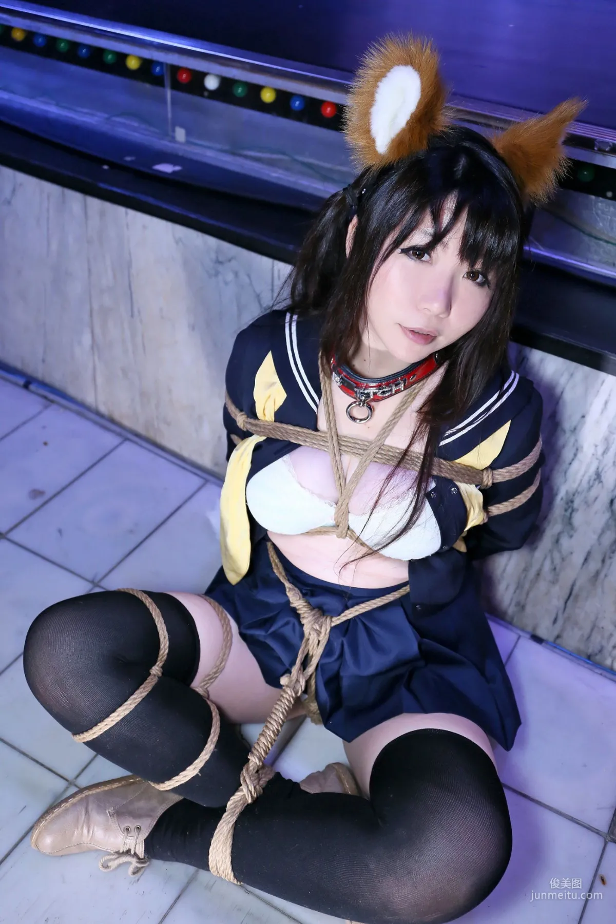 Higurashi Rin and Higurashi Ran, [Fox Club 2nd Generation School Girl] [Cosplay Collection] Photo Set photo 102