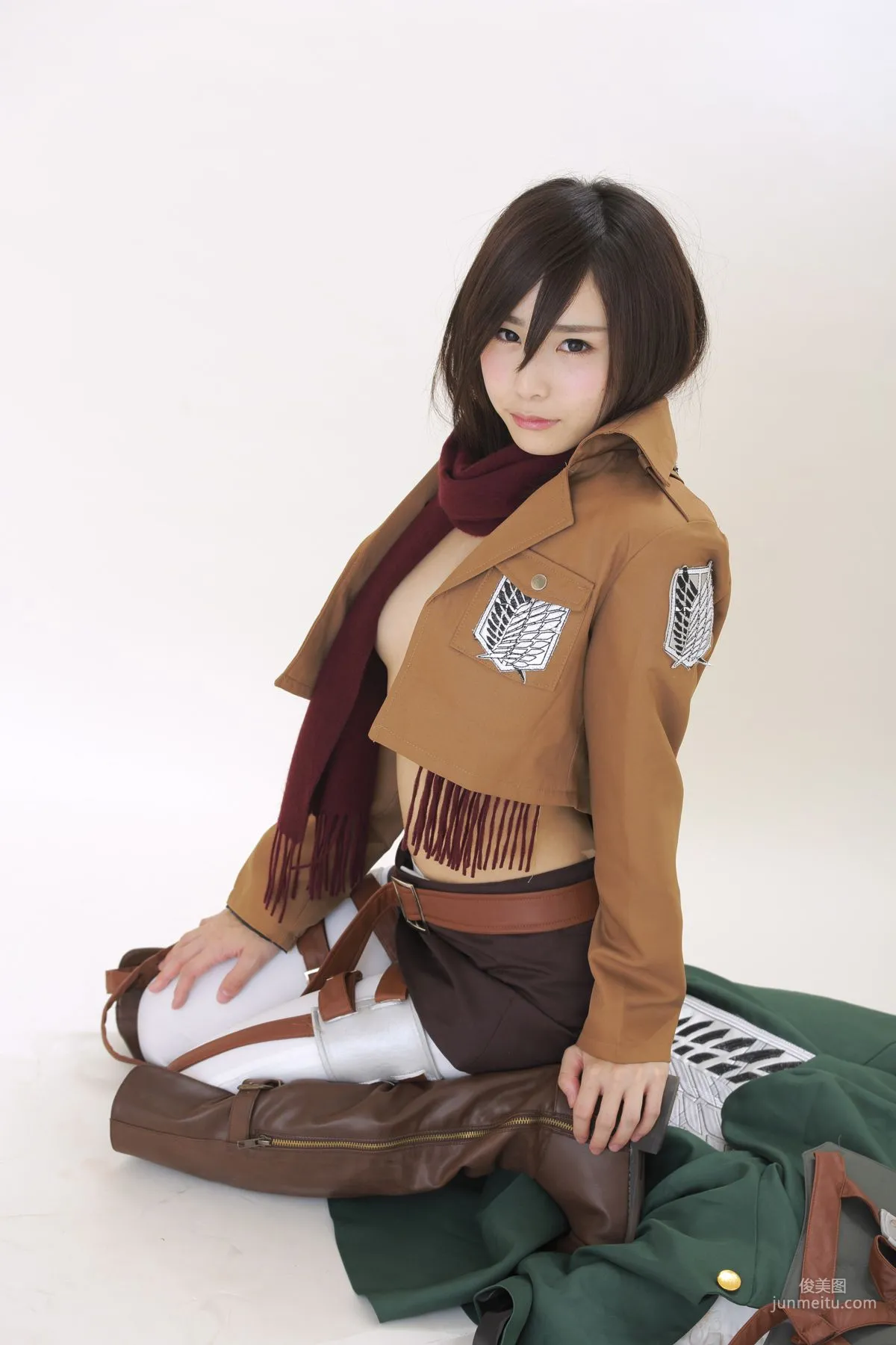 Megumi Aisaka, Bakemonogatari Shinobu Oshino & Attack on Titan Mikasa Ackerman [Fiction of D] Photo Set photo 90