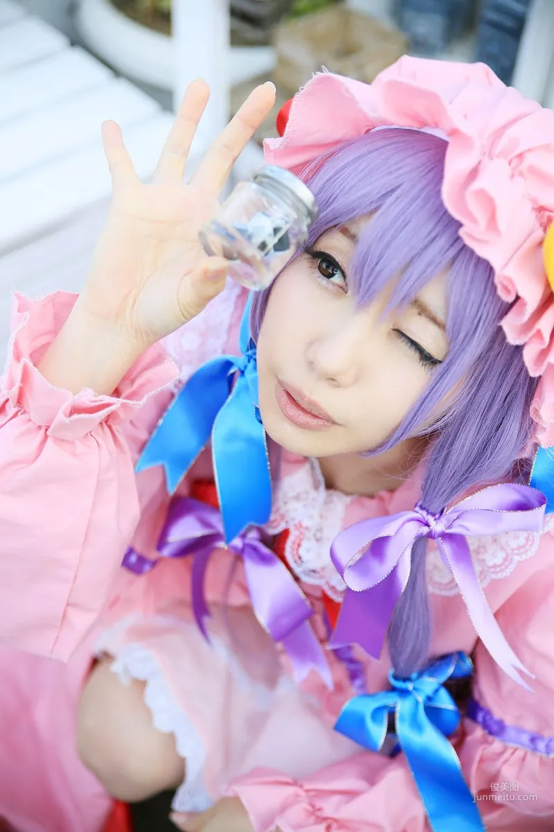 早乙女らぶ (目々泽めぐ) 《東方Project》パチュリー·ノーレッジ  写真集88