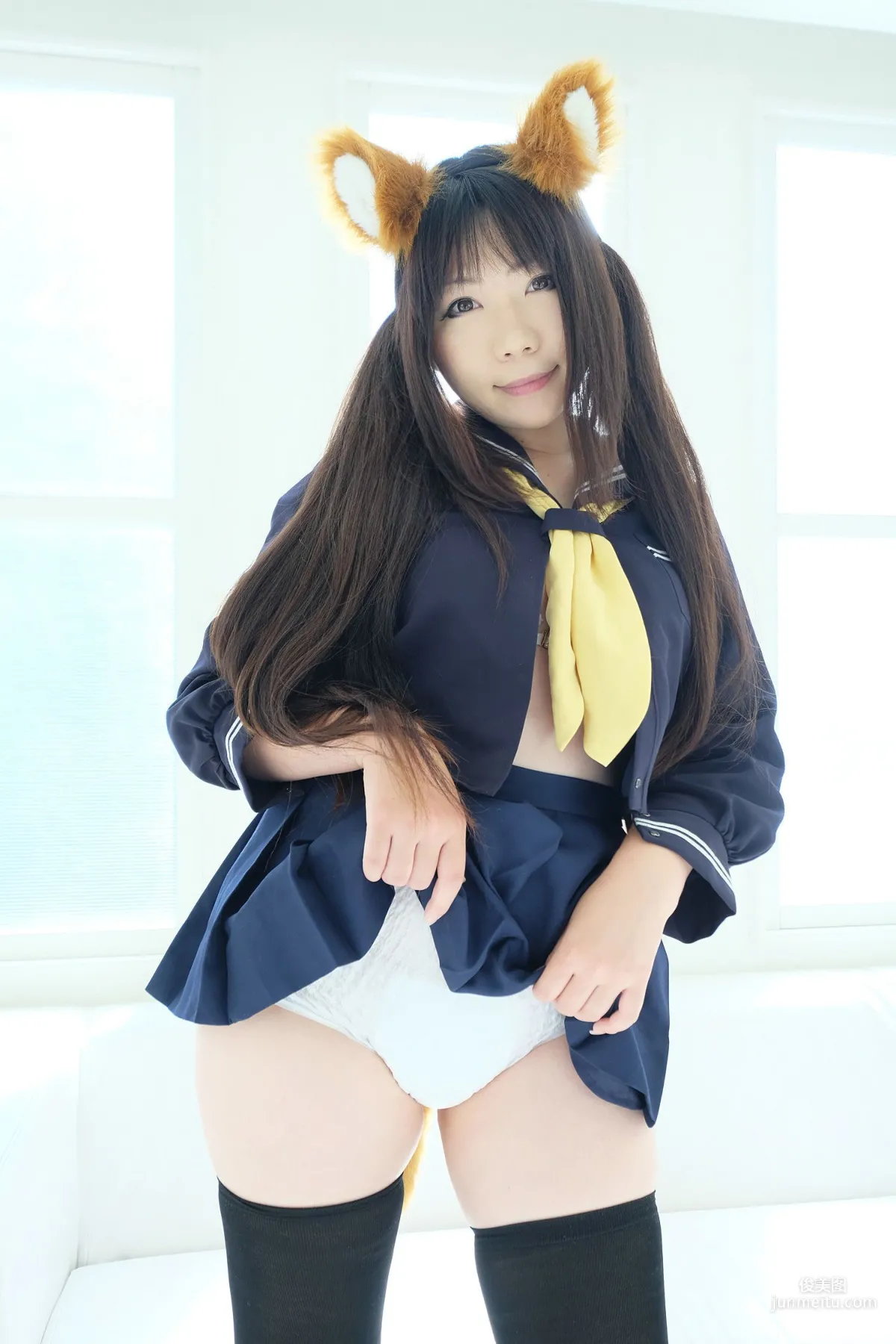 Higurashi Rin and Higurashi Ran, [Fox Club 2nd Generation School Girl] [Cosplay Collection] Photo Set photo 2