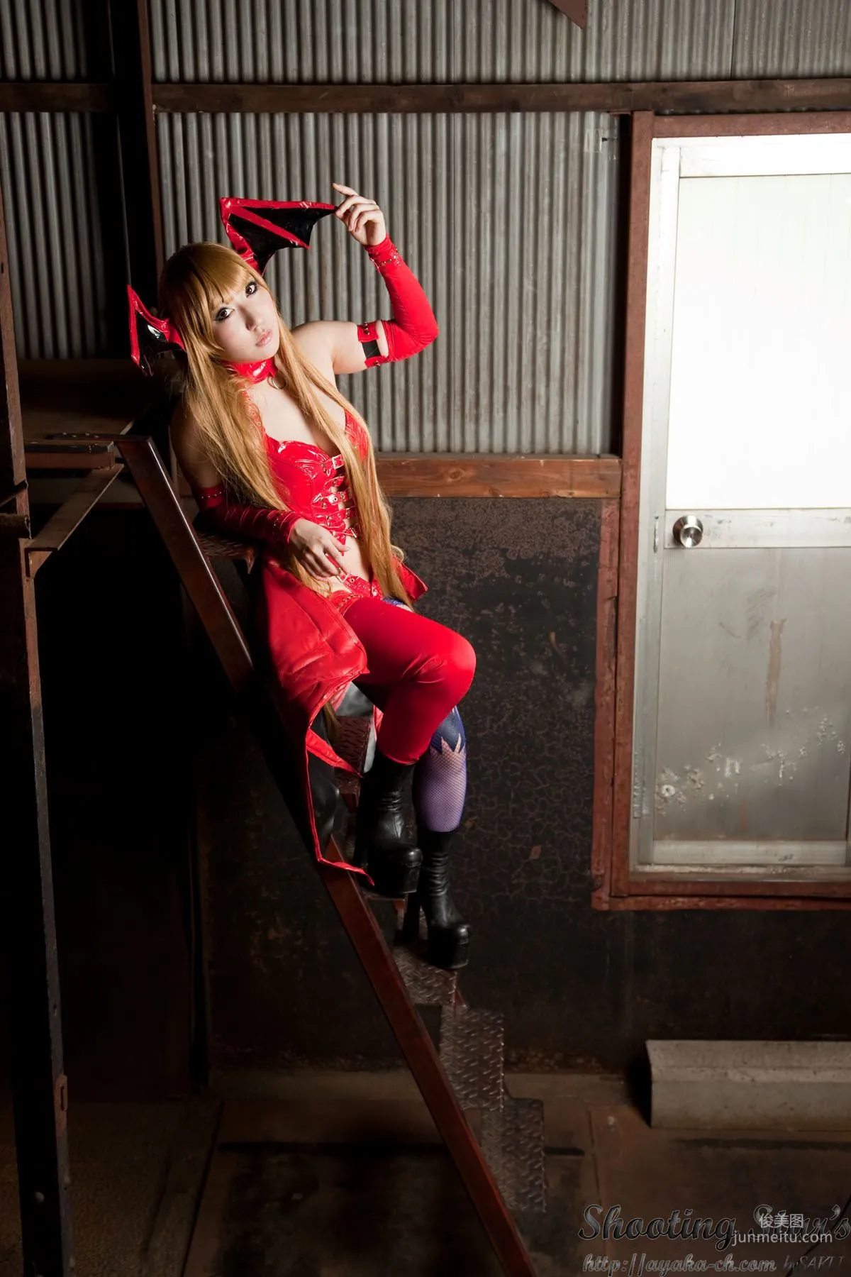 Saku Ayaka, Vampire Morrigan Aensland [Cosplay Collection] Photo Set photo 104