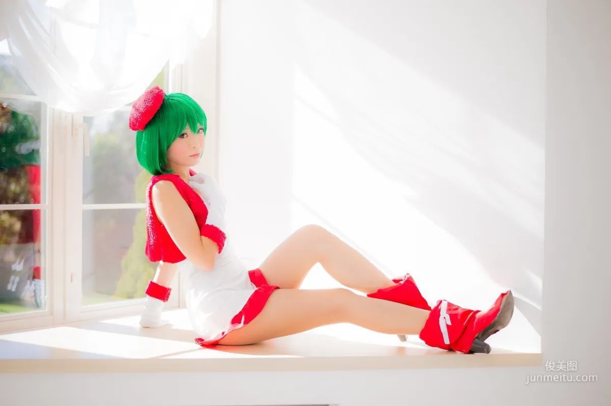 真白ゆき  コスプレ《Macros》Ranka Lee(Xmas ver.) 写真集35