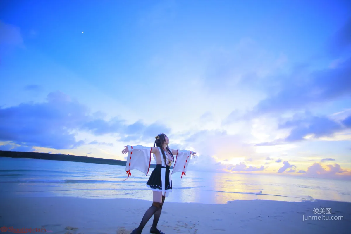 Saku 《Kantai Collection》 Kongou [Shooting Star's] Photo Set photo 10