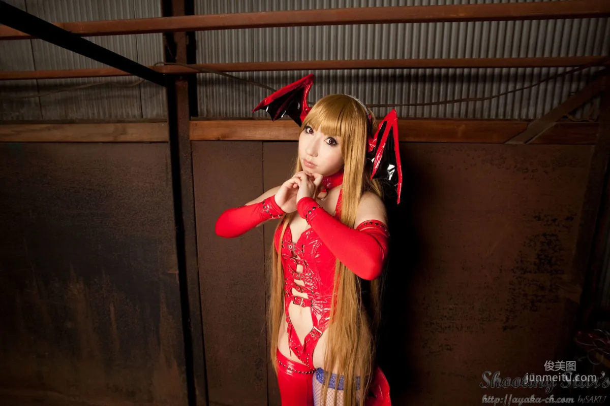 Saku Ayaka, Vampire Morrigan Aensland [Cosplay Collection] Photo Set photo 84