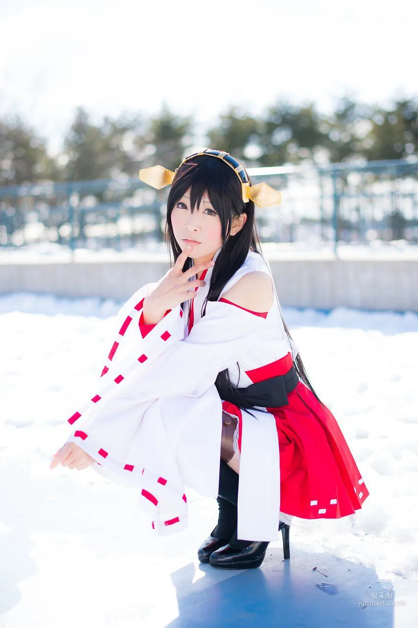真白ゆき (Mashiro Yuki) 《Kantai Collection》Haruna 寫真集 33