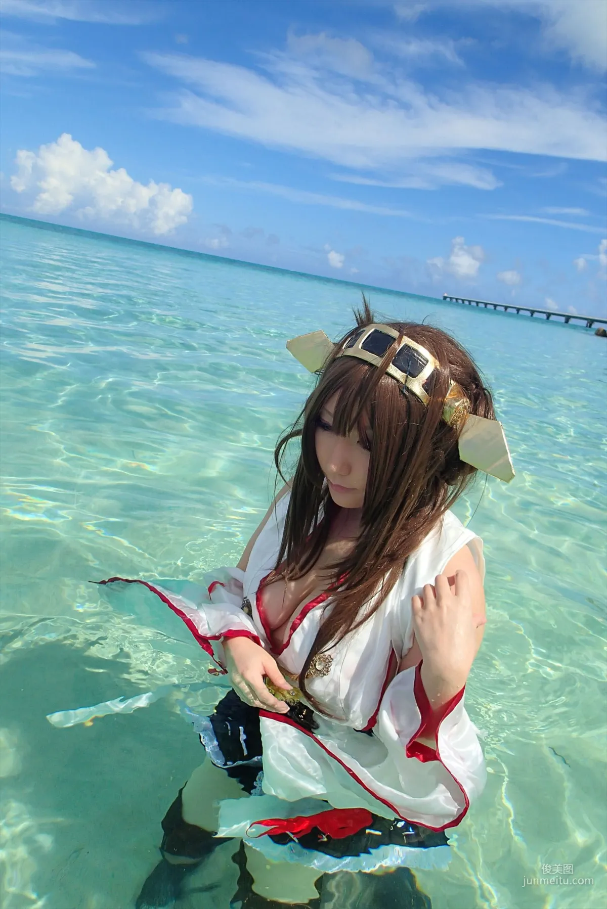 Saku 《Kantai Collection》 Kongou [Shooting Star's] Photo Set photo 43