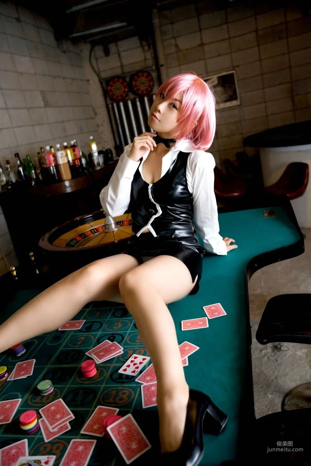 Minami Miki (Tachibana Minami), Casino Girl Rias Gremory 3Sets Photo Set photo 36