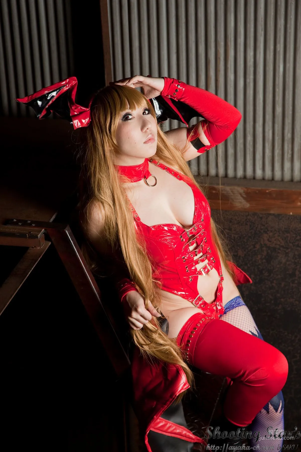 Saku Ayaka, Vampire Morrigan Aensland [Cosplay Collection] Photo Set photo 108