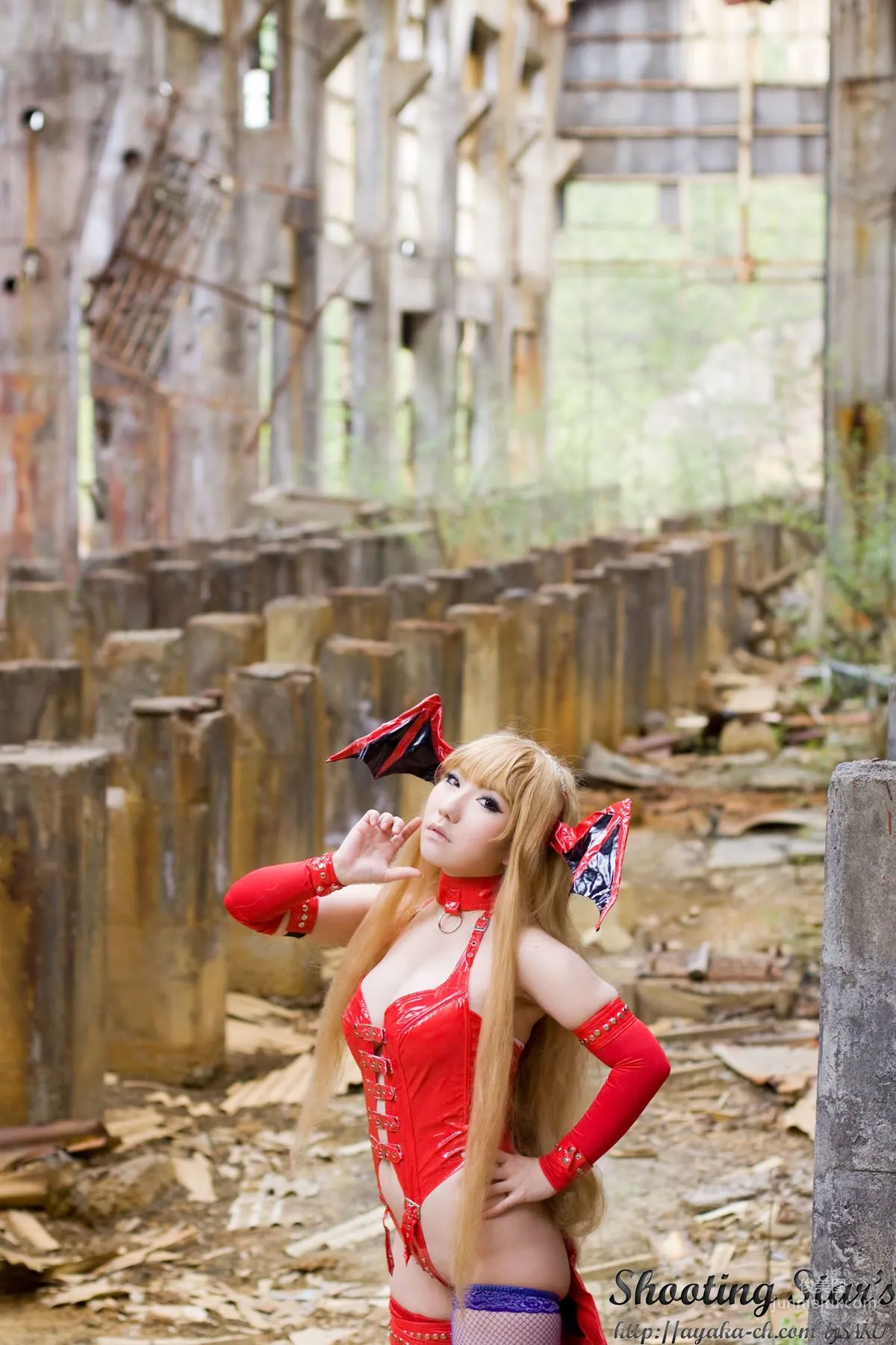 Saku Ayaka, Vampire Morrigan Aensland [Cosplay Collection] Photo Set photo 73