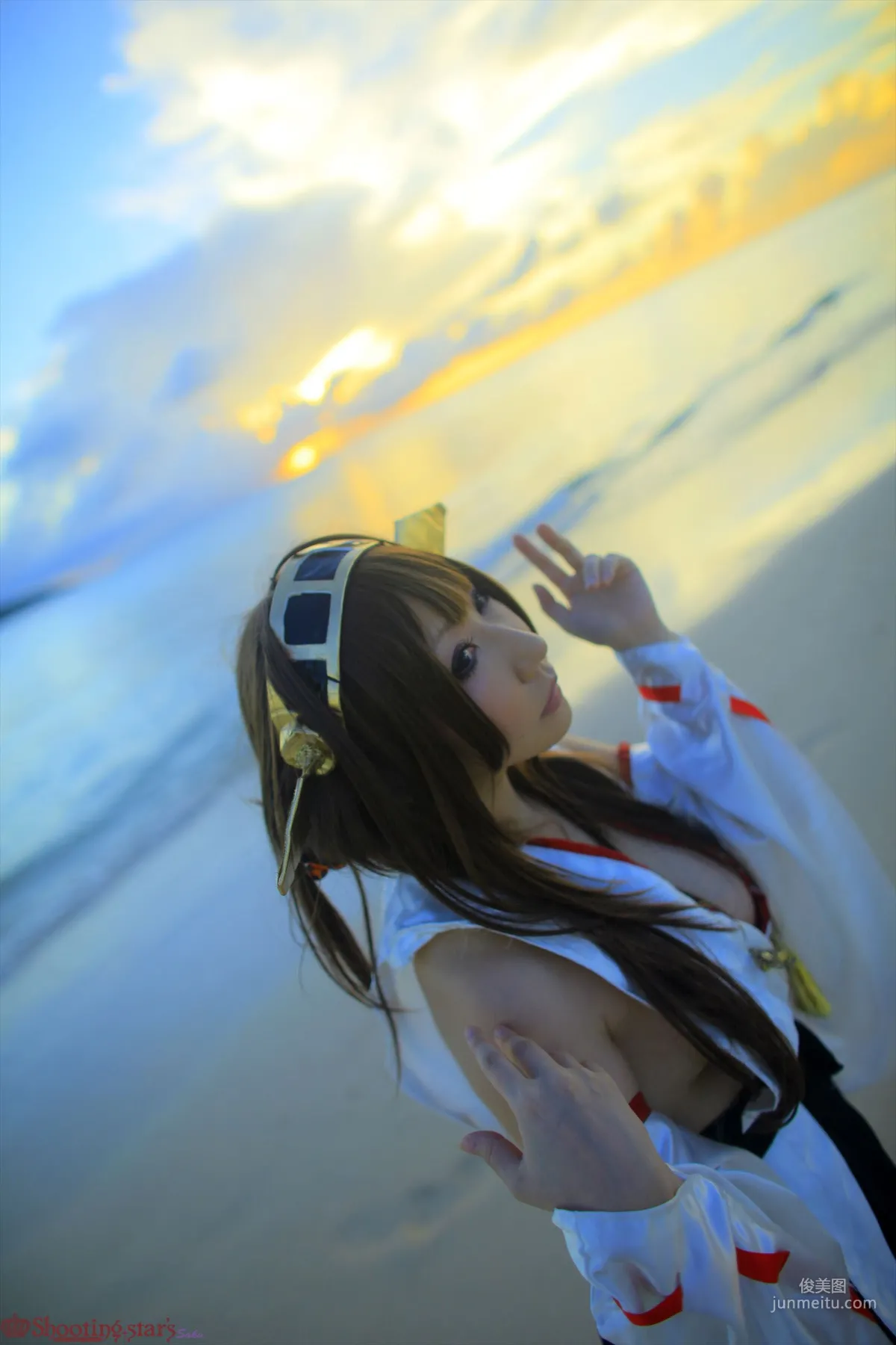Saku 《Kantai Collection》 Kongou [Shooting Star's] Photo Set photo 6