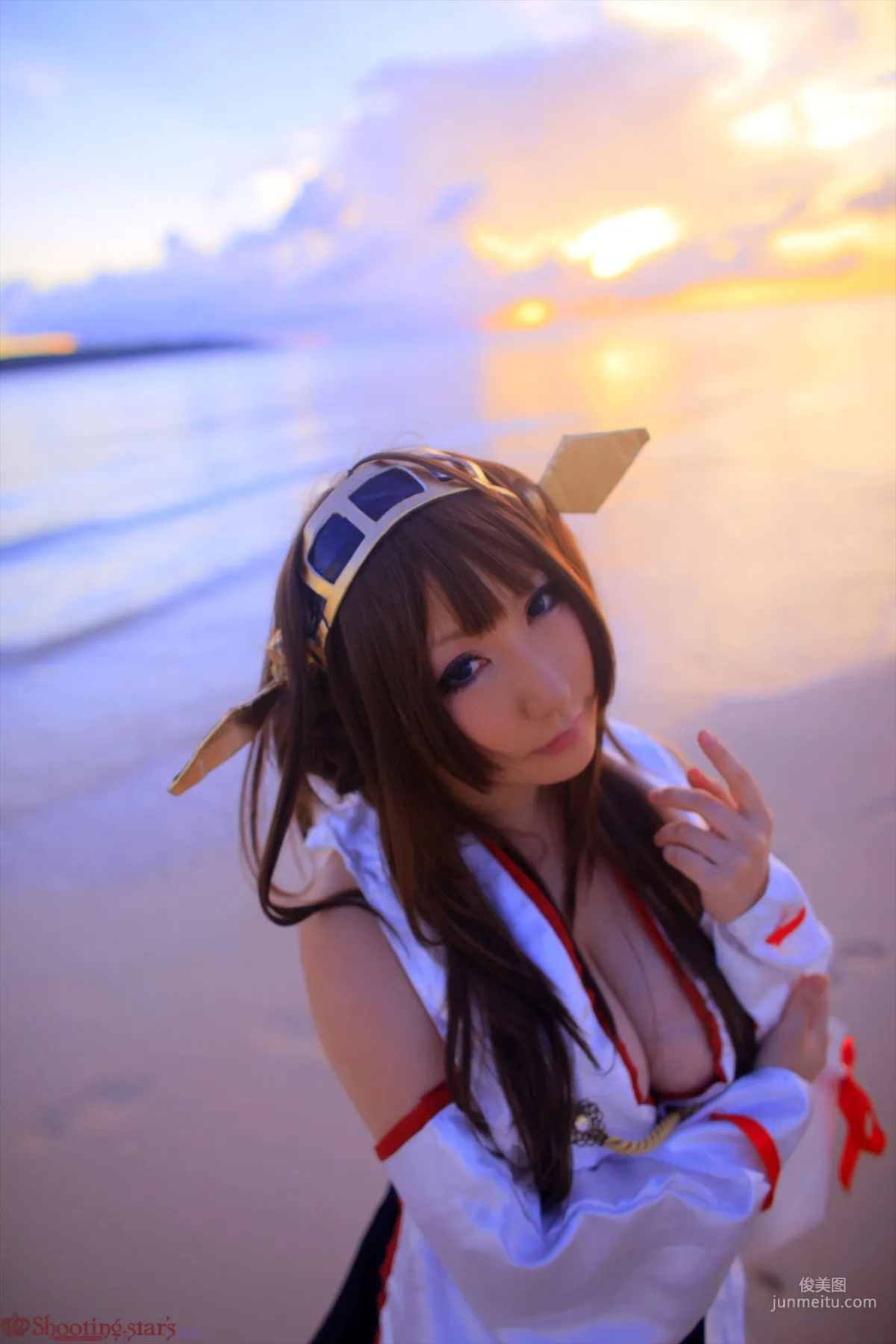 Saku 《Kantai Collection》 Kongou [Shooting Star's] Photo Set photo 8