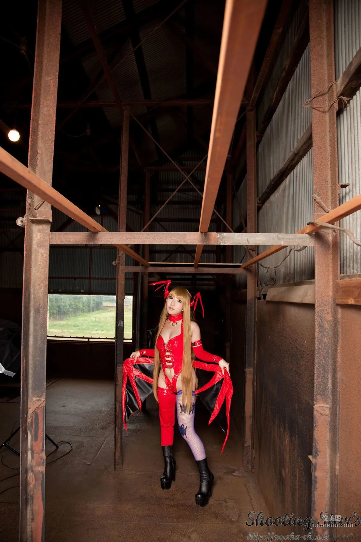 Saku Ayaka, Vampire Morrigan Aensland [Cosplay Collection] Photo Set photo 87