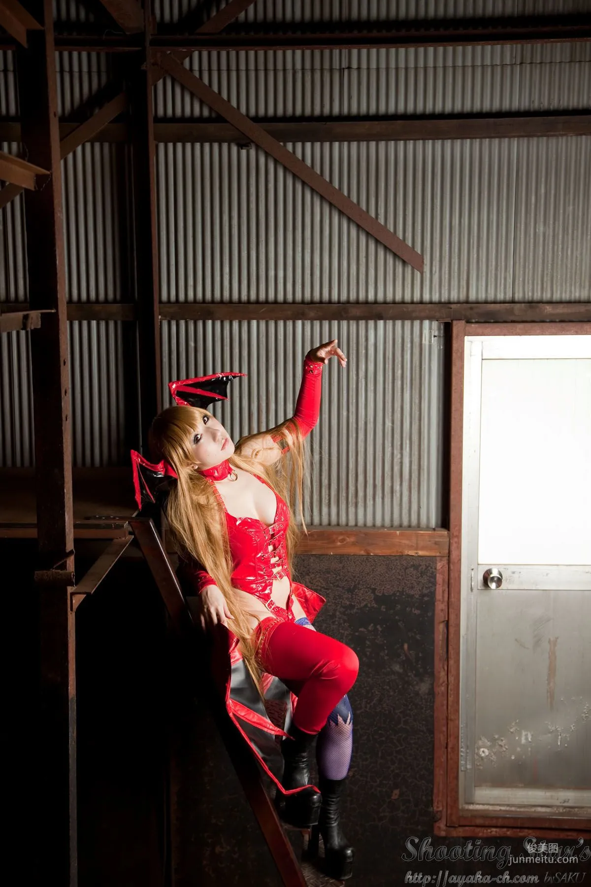 Saku Ayaka, Vampire Morrigan Aensland [Cosplay Collection] Photo Set photo 105