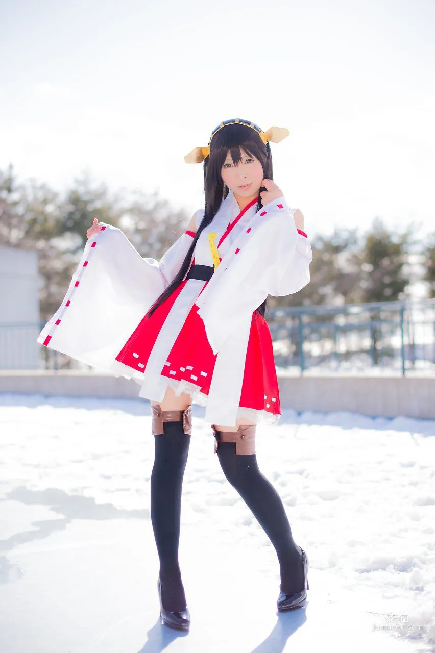 真白ゆき (Mashiro Yuki) 《Kantai Collection》Haruna 寫真集 24