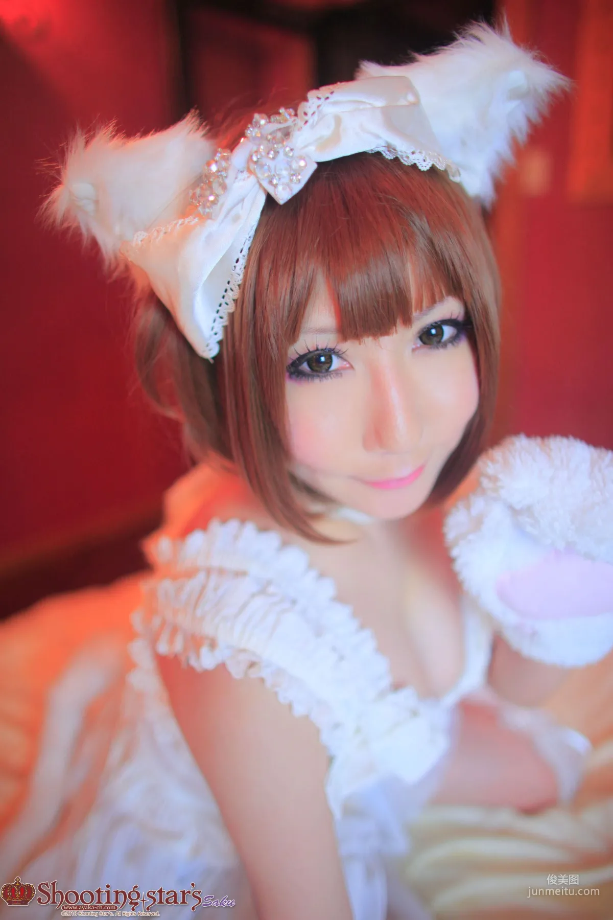 绫香 (Saku サク) 《Necomimi(ネコ耳)》 [Nikutama] 写真集100