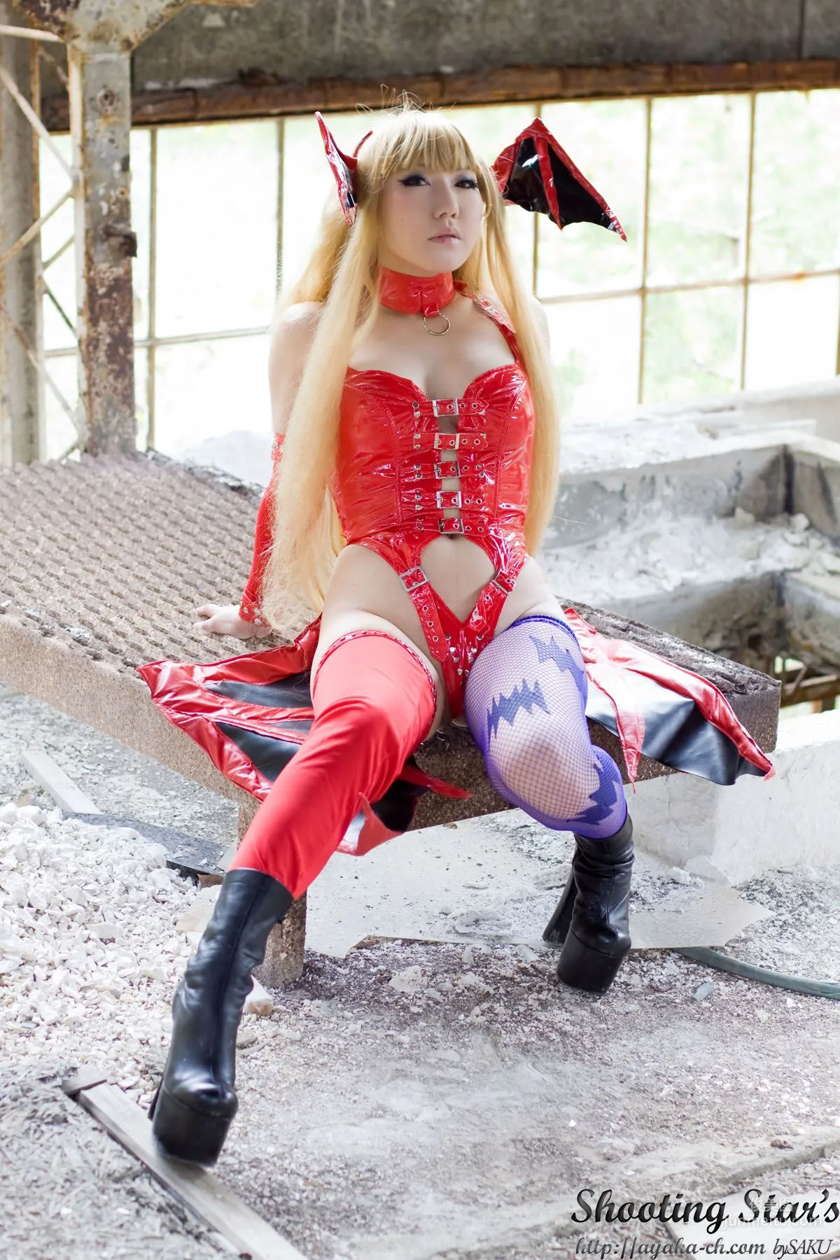 Saku Ayaka, Vampire Morrigan Aensland [Cosplay Collection] Photo Set photo 72