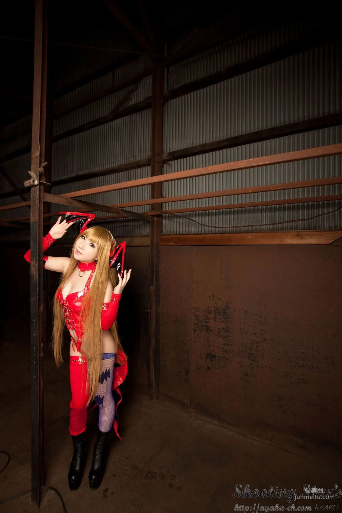 Saku Ayaka, Vampire Morrigan Aensland [Cosplay Collection] Photo Set photo 85