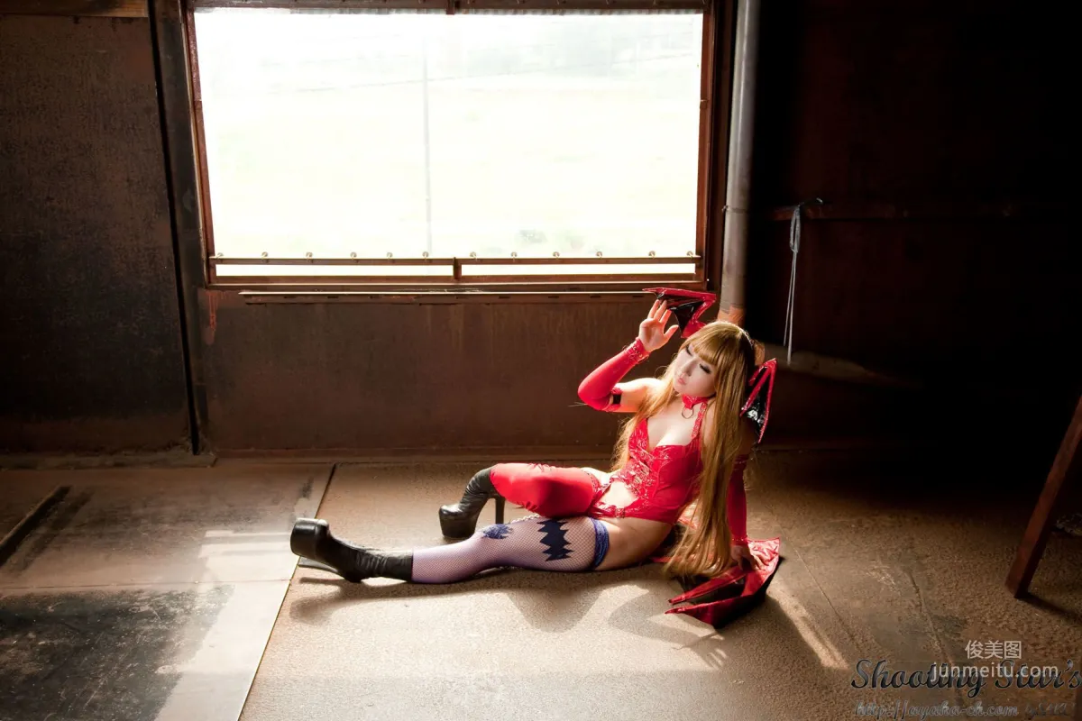 Saku Ayaka, Vampire Morrigan Aensland [Cosplay Collection] Photo Set photo 100