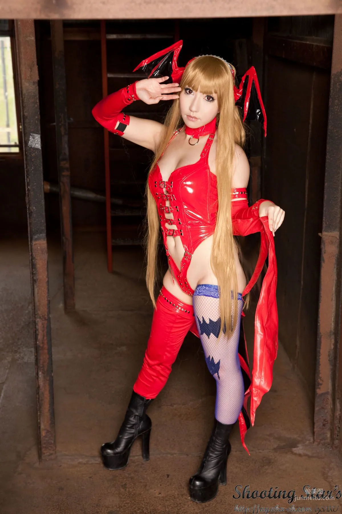 Saku Ayaka, Vampire Morrigan Aensland [Cosplay Collection] Photo Set photo 89