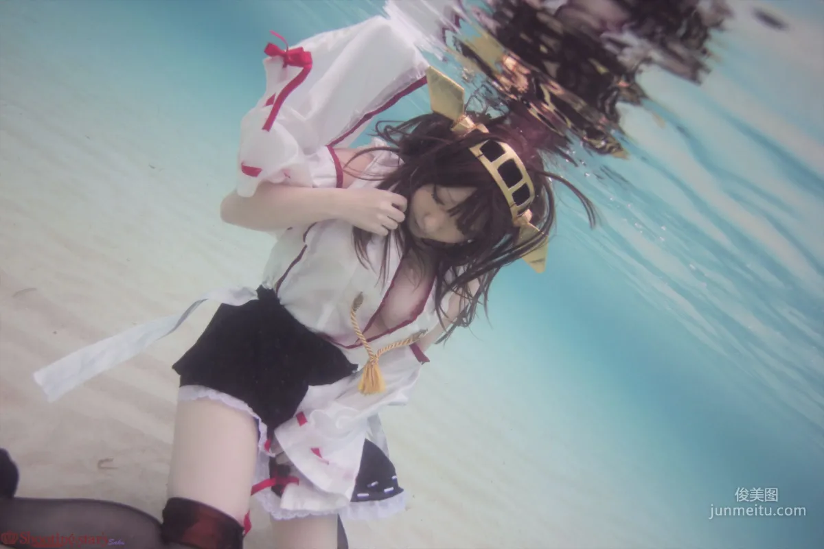 Saku 《Kantai Collection》 Kongou [Shooting Star's] Photo Set photo 30