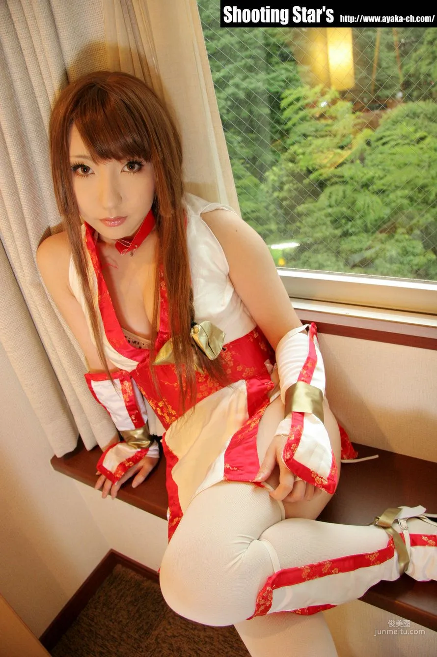 绫香 (Sakuサク) 《Dead Or Alive》-霞-Kasumi 紅色 寫真集 15