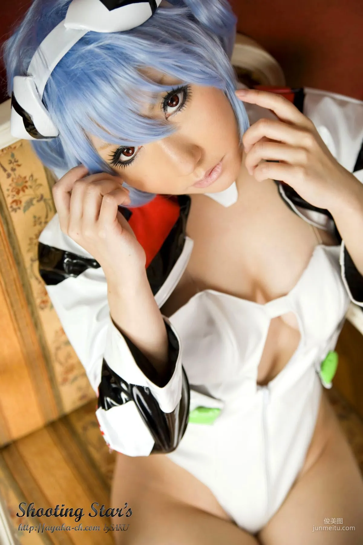 绫香 (Saku サク)  《新世紀エヴァンゲリオン》Rei Ayanami 写真集42