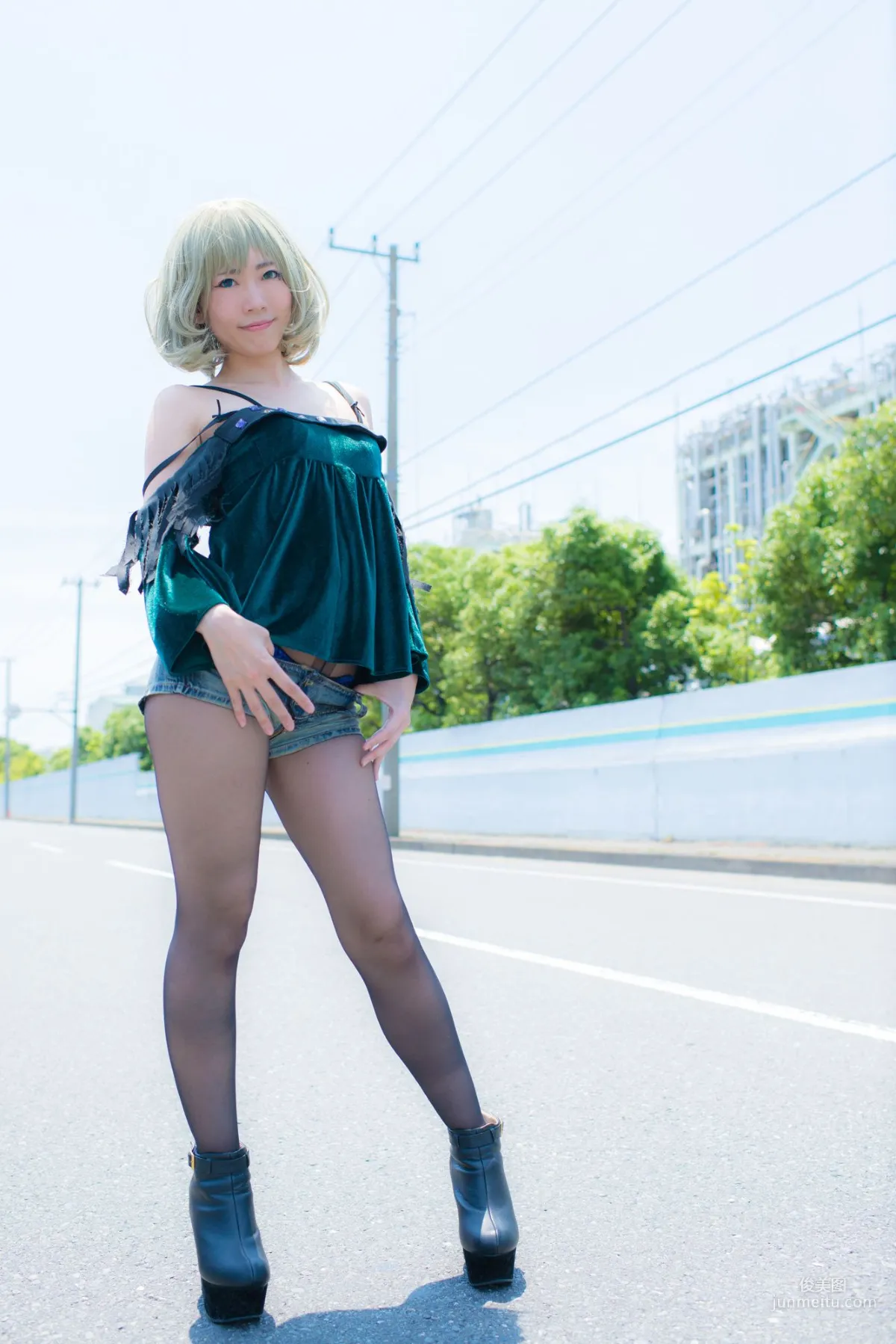 Ayane(あやね) 《Idolmaster》Takagaki Kaede(高垣楓) [Wolf Fang!!] 寫真集 56