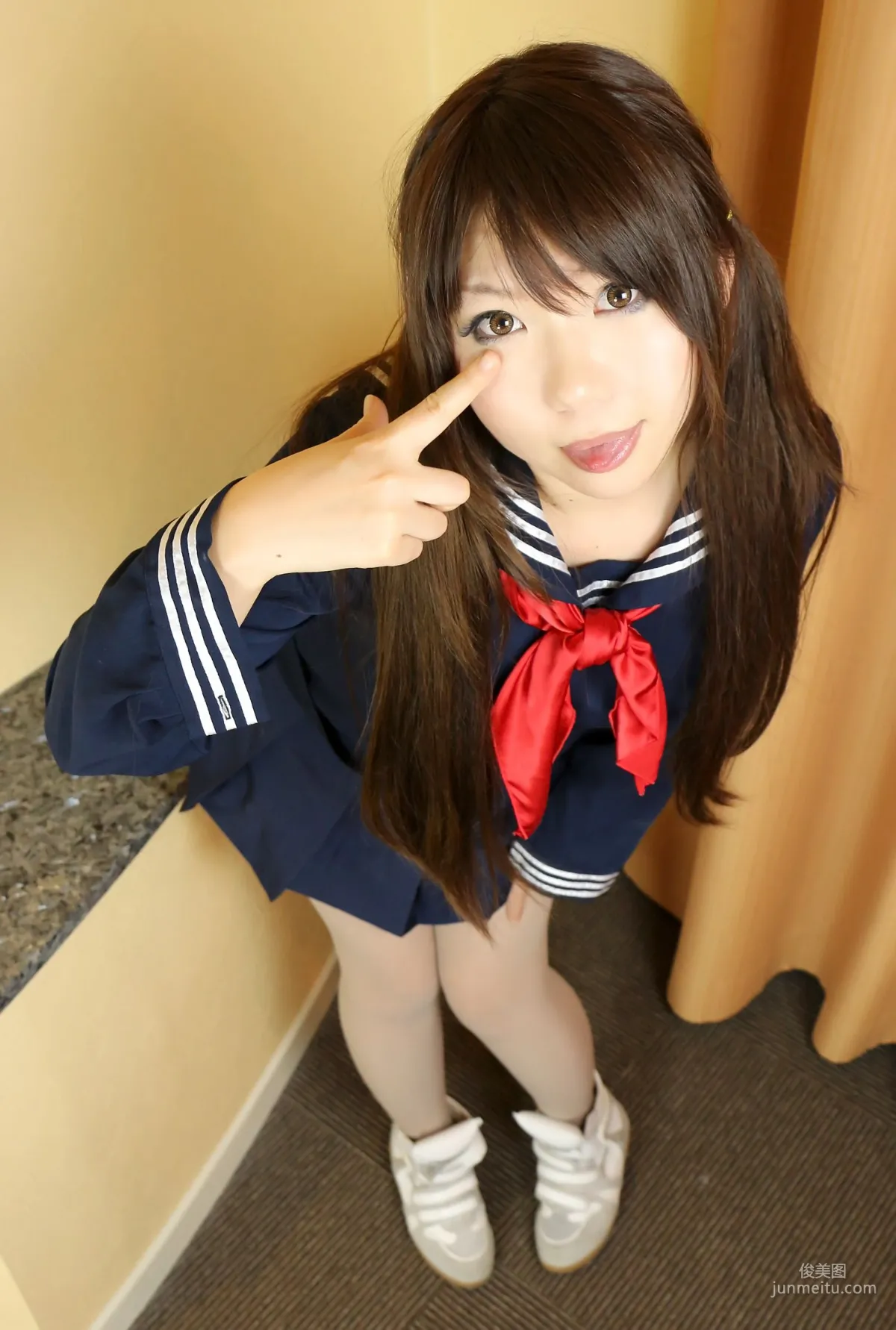 Higurashi Rin Stockings Tights School Girl Bunny Girl Policewoman Photo Set photo 18