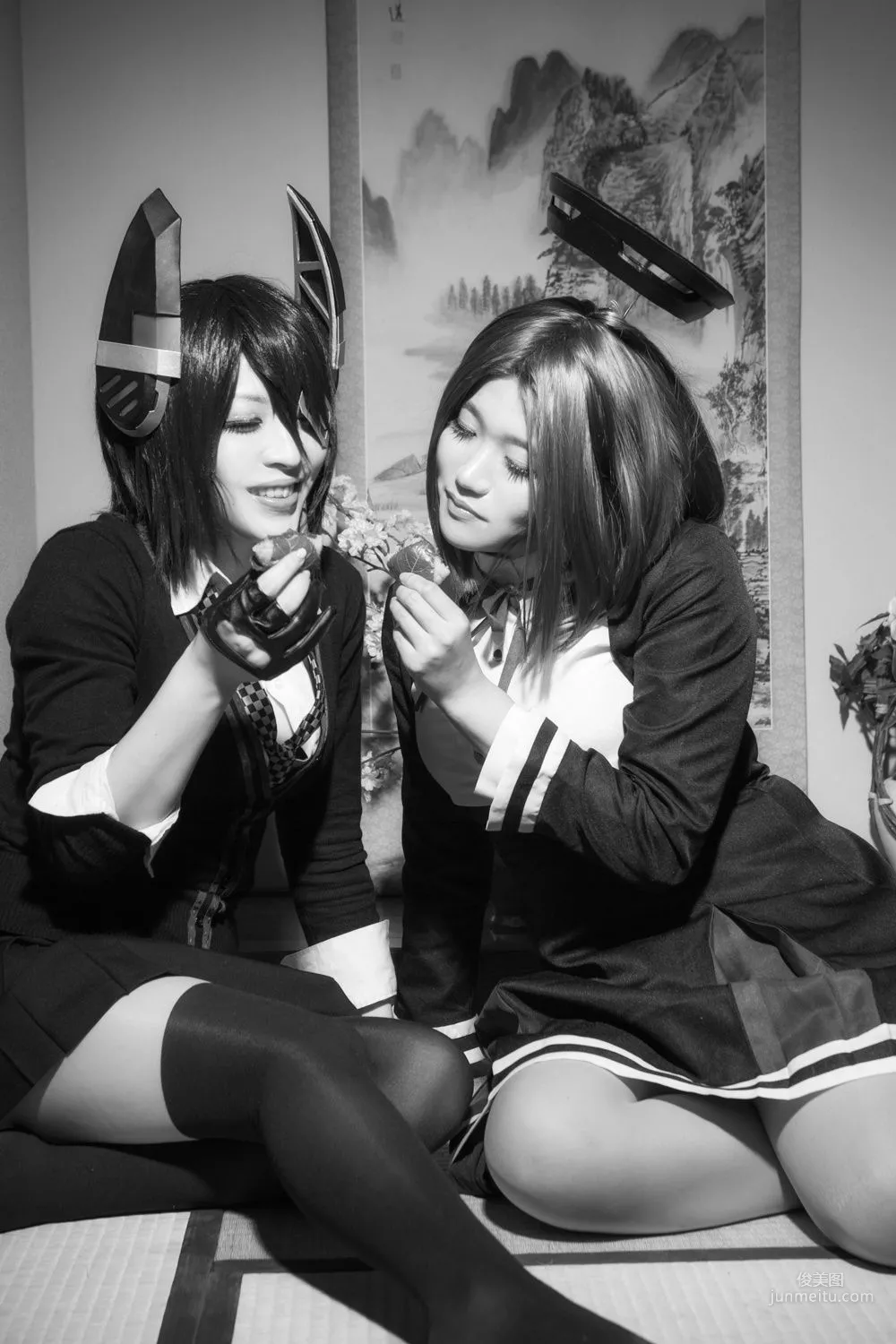 太宰ガロ&Usagi 《Kantai Collection》Tenryu+Tatsuta [Rabbit hutch] 寫真集 40
