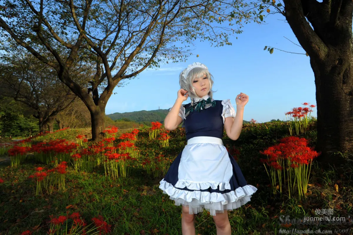 Saku Ayaka (Saku Ayaka) "Touhou Project" Izayoi Sakuya + Patchouli Knowledge [Shooting Star's] Photo Set photo 115