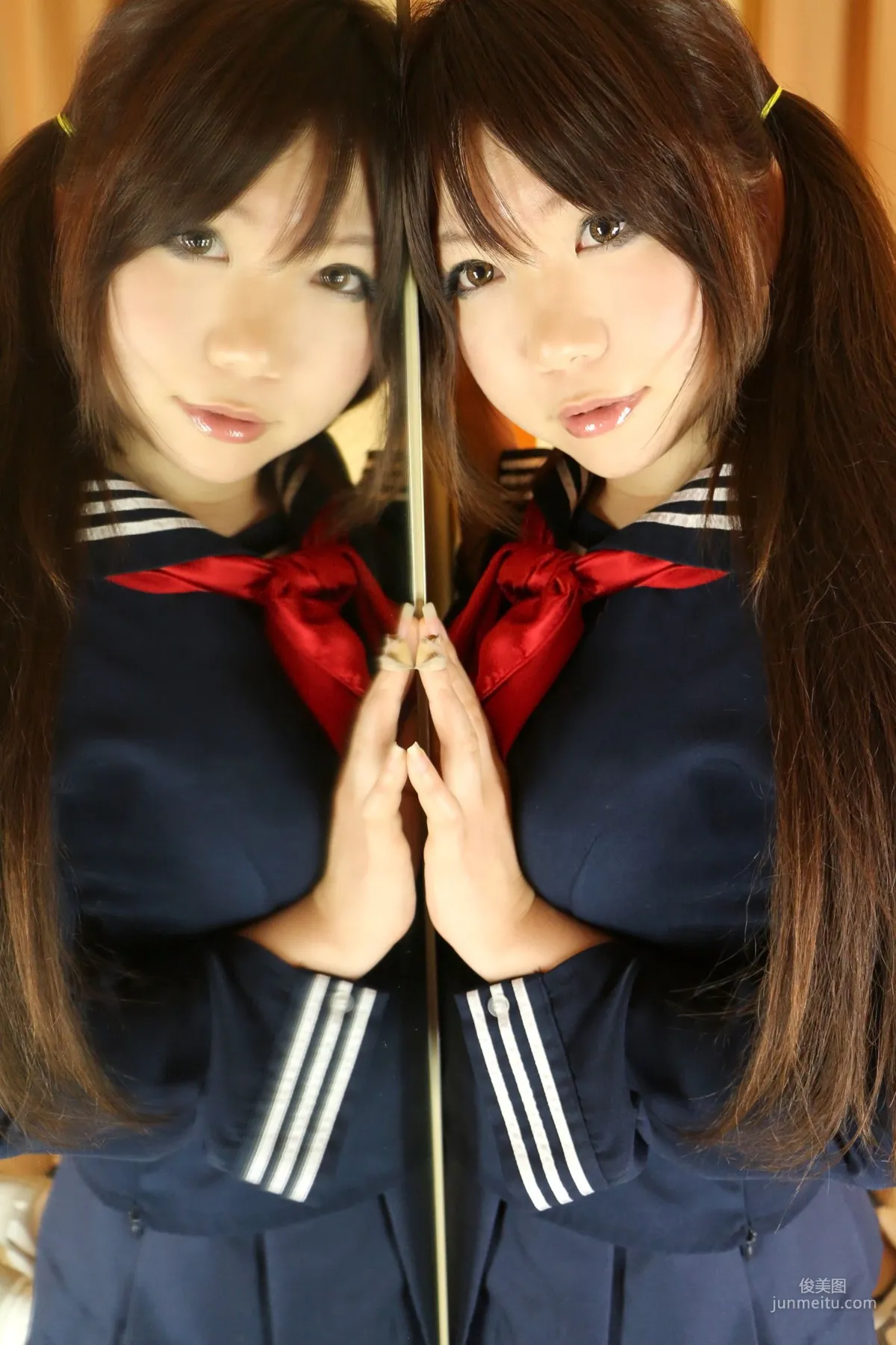 Higurashi Rin Stockings Tights School Girl Bunny Girl Policewoman Photo Set photo 23