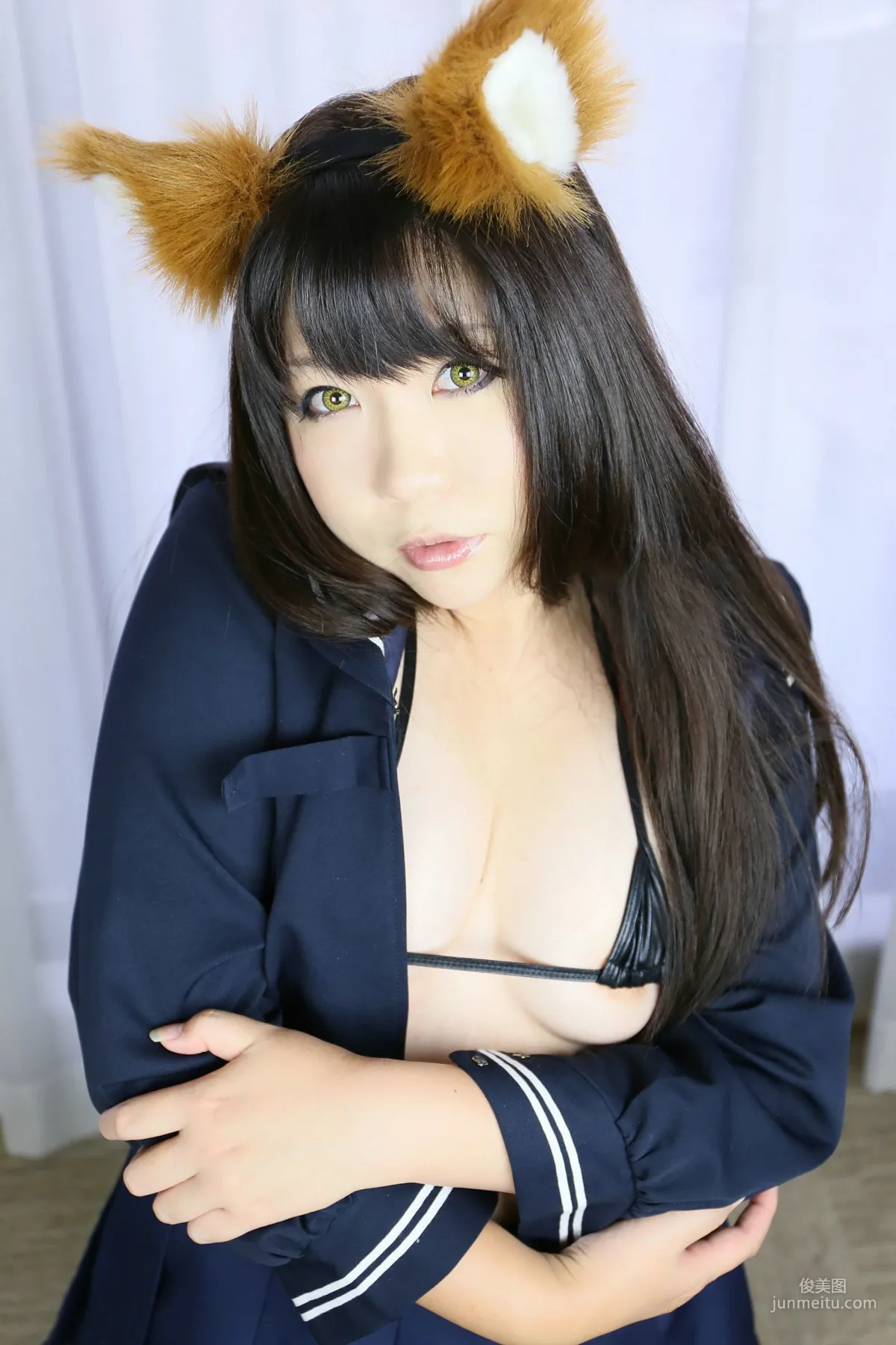 Higurashi Rin [Kitsune Kitsune Club 1st Generation] School Girl [Higurashi Project] Photo Set photo 57