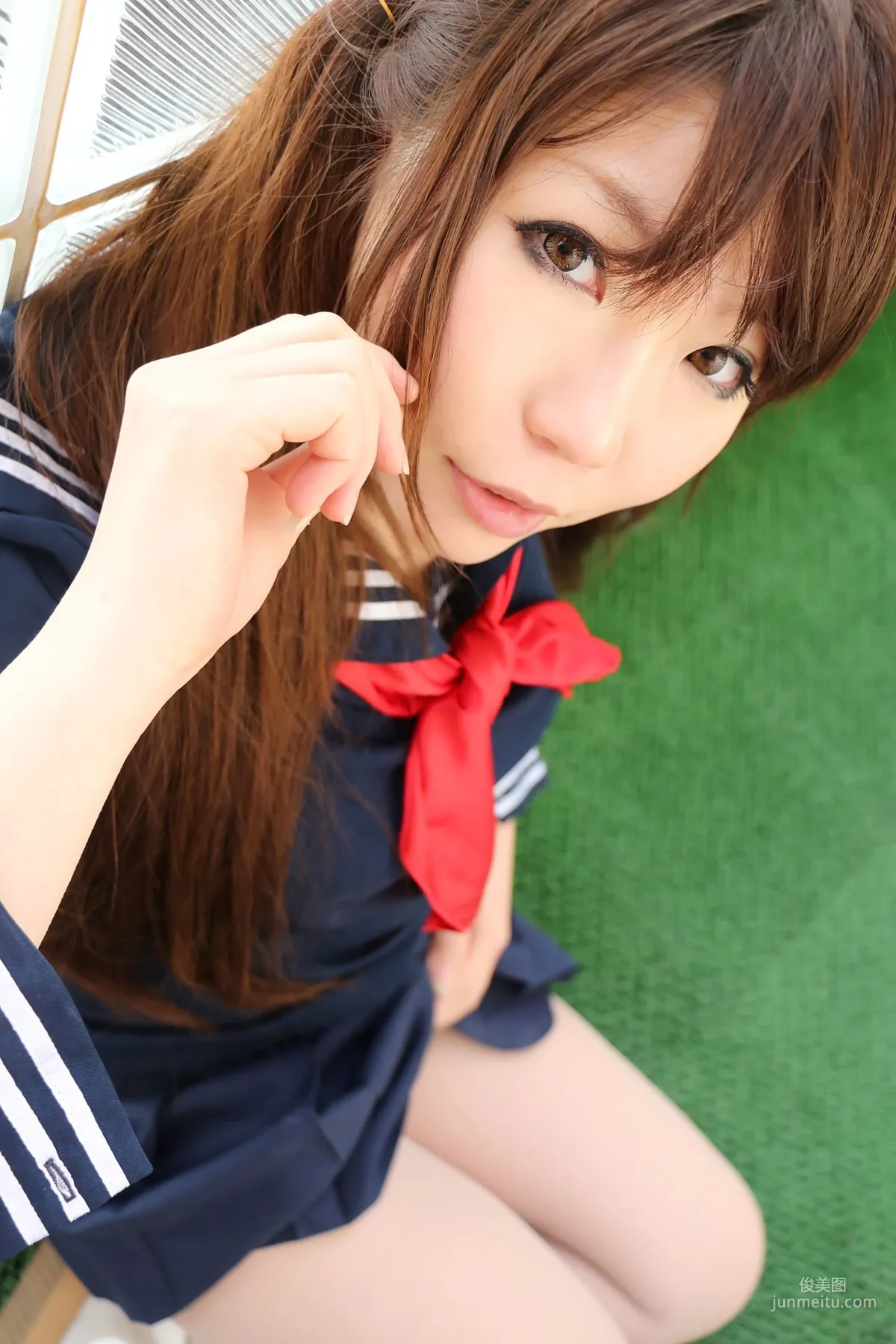 Higurashi Rin Stockings Tights School Girl Bunny Girl Policewoman Photo Set photo 13