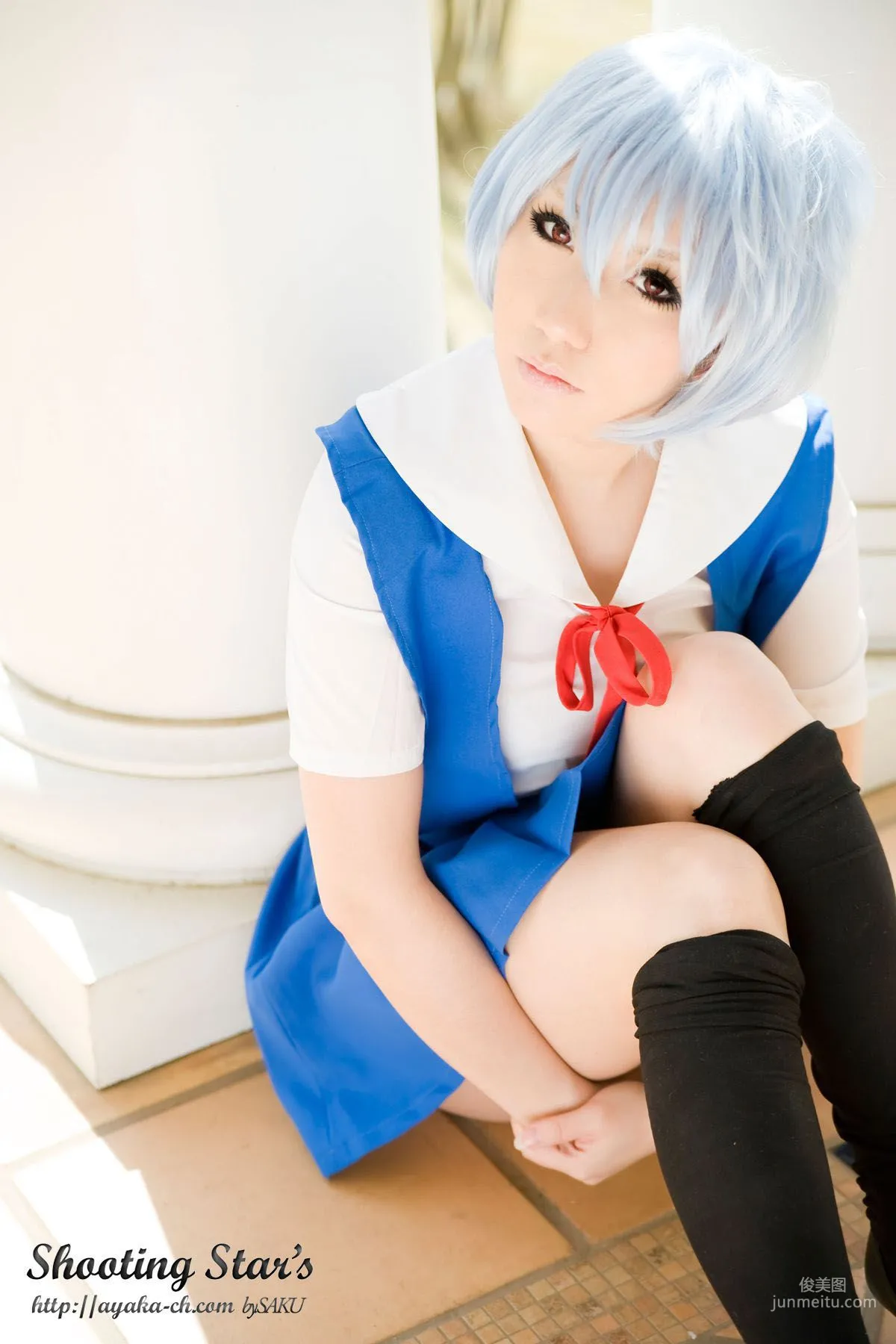 サク (绫香) 《Shinseiki Evangelion》Ayanami Rei [Shooting Star's] 寫真集 43