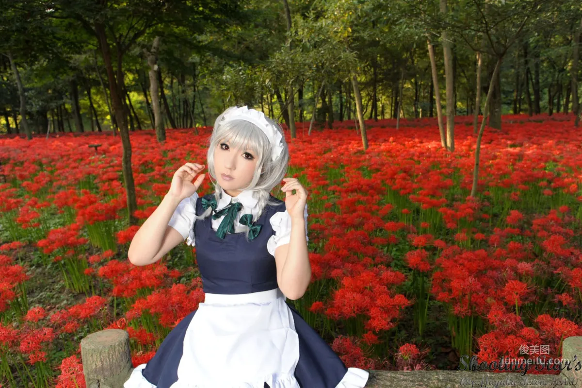 Saku Ayaka (Saku Ayaka) "Touhou Project" Izayoi Sakuya + Patchouli Knowledge [Shooting Star's] Photo Set photo 89