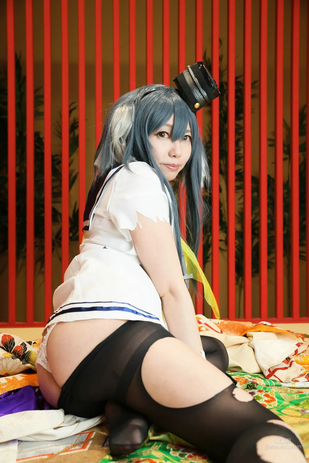 天使みゅ 《Kantai Collection》Tokitsukaze [Sugar Myuku] 寫真集 57