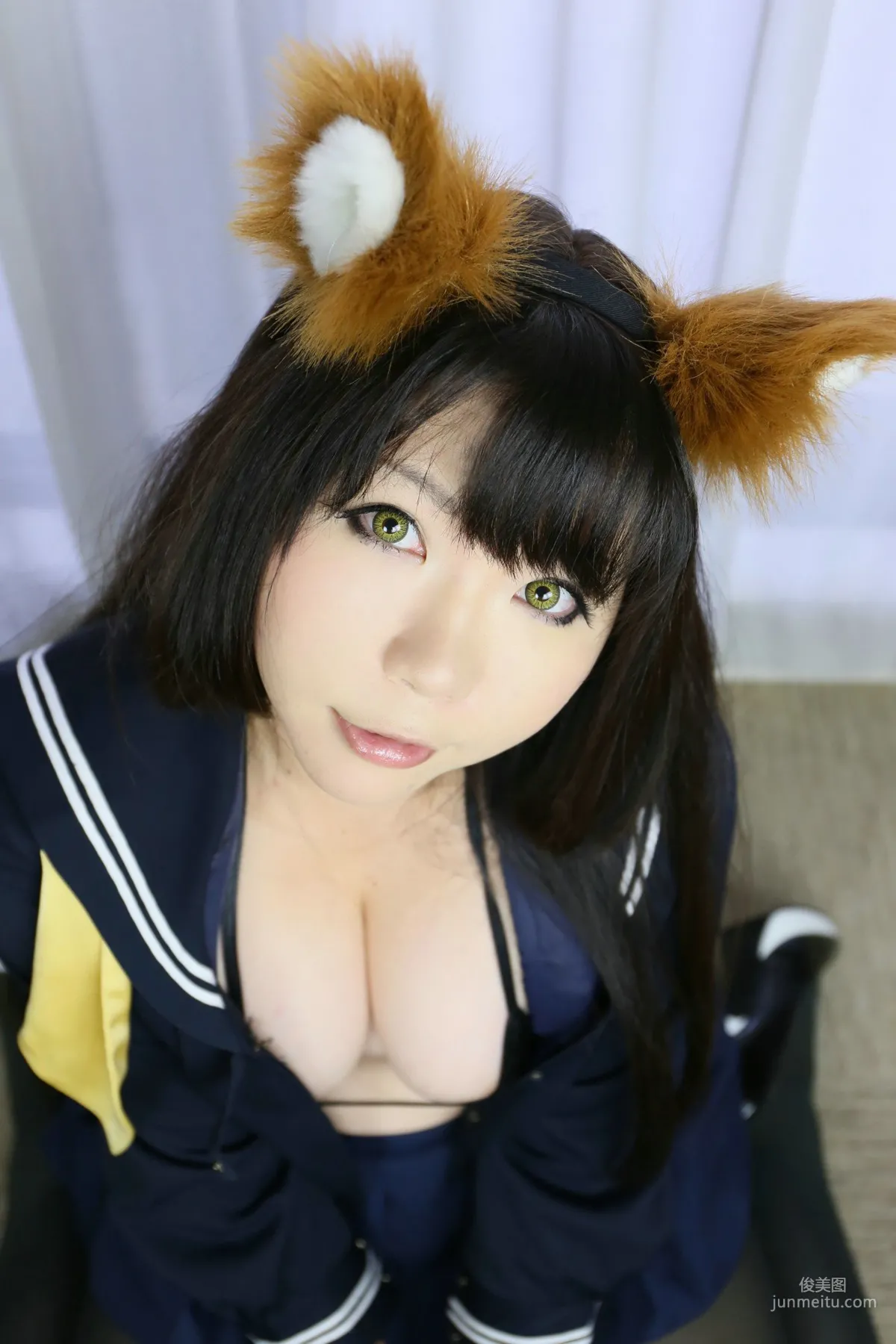 Higurashi Rin [Kitsune Kitsune Club 1st Generation] School Girl [Higurashi Project] Photo Set photo 23