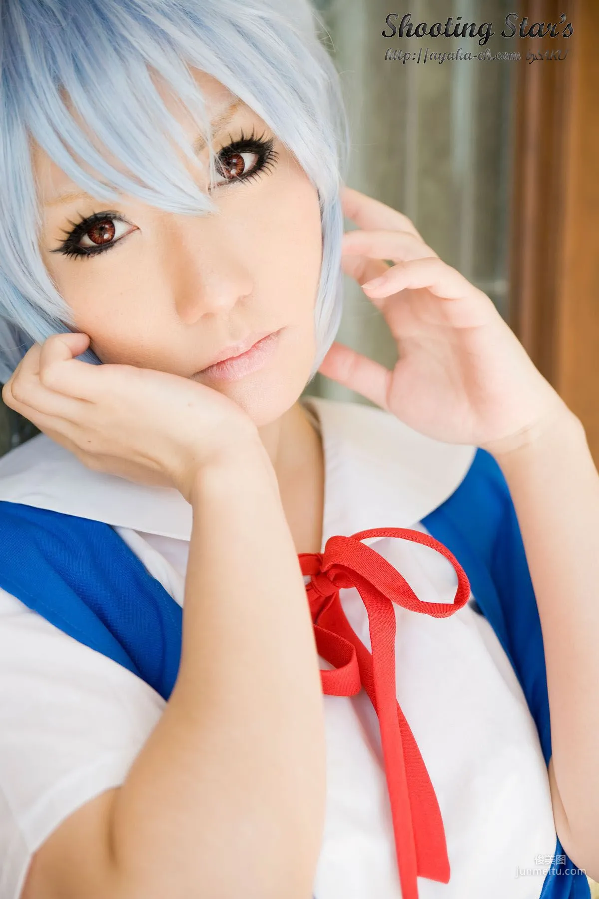 サク (绫香) 《Shinseiki Evangelion》Ayanami Rei [Shooting Star's] 寫真集 40