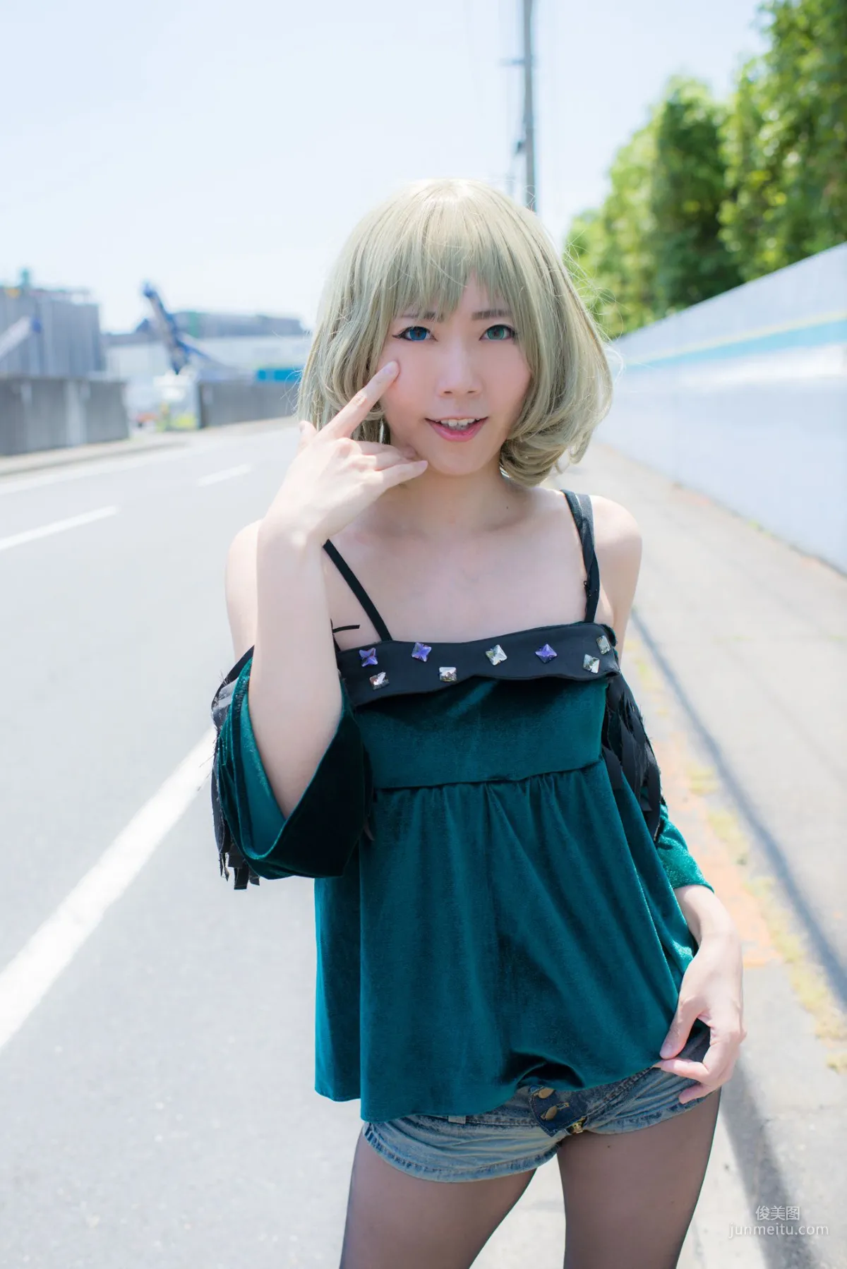 Ayane(あやね) 《Idolmaster》Takagaki Kaede(高垣楓) [Wolf Fang!!] 寫真集 50