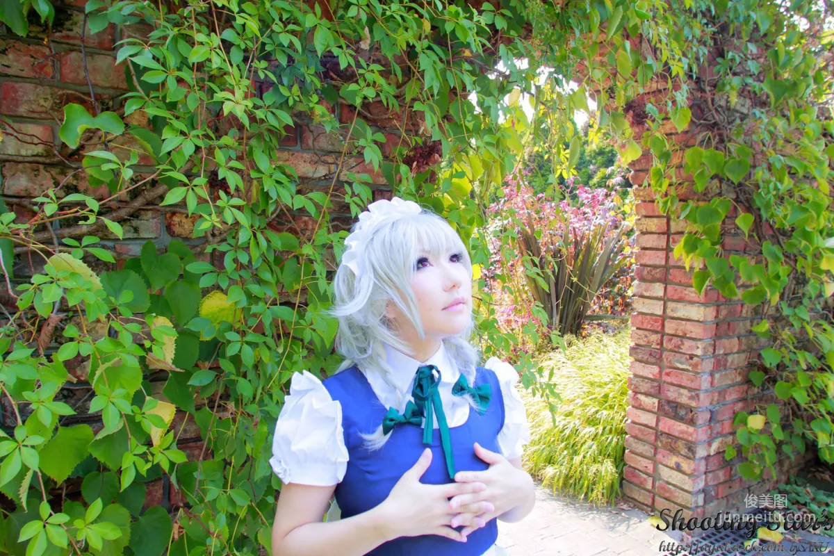 Saku Ayaka (Saku Ayaka) "Touhou Project" Izayoi Sakuya + Patchouli Knowledge [Shooting Star's] Photo Set photo 61