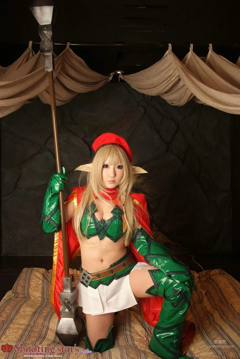 绫香サク (Saku Ayaka) 《クイーンズブレイドQueen's Blade》アイリ & Alleyne 寫真集 122