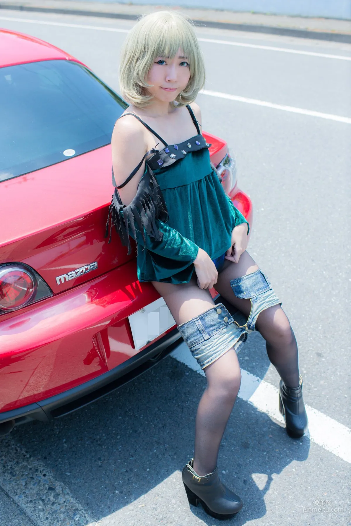Ayane(あやね) 《Idolmaster》Takagaki Kaede(高垣楓) [Wolf Fang!!] 寫真集 60