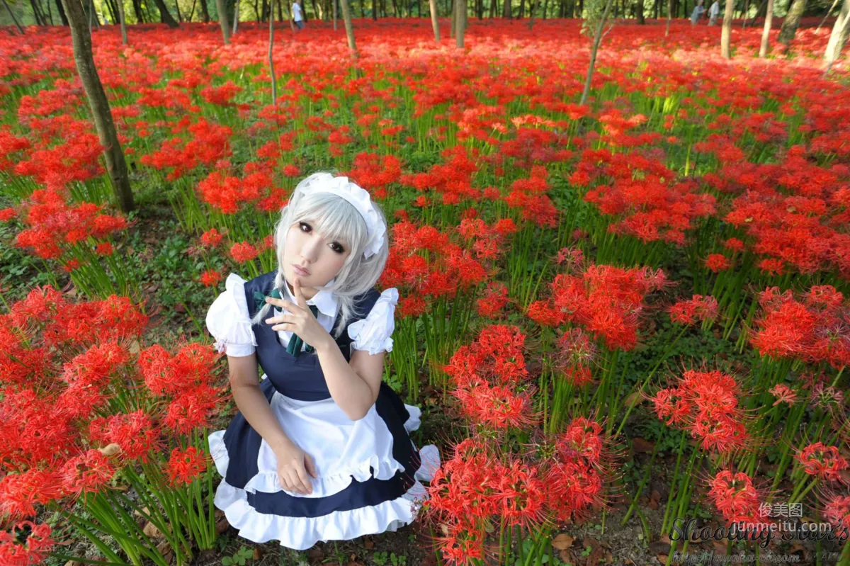 Saku Ayaka (Saku Ayaka) "Touhou Project" Izayoi Sakuya + Patchouli Knowledge [Shooting Star's] Photo Set photo 93