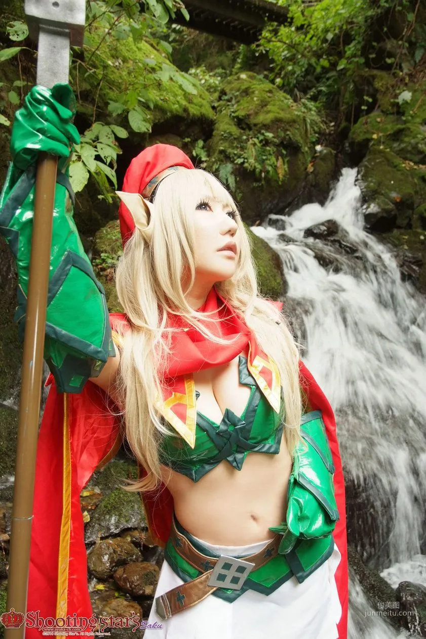 绫香サク (Saku Ayaka) 《クイーンズブレイドQueen's Blade》アイリ & Alleyne 寫真集 128