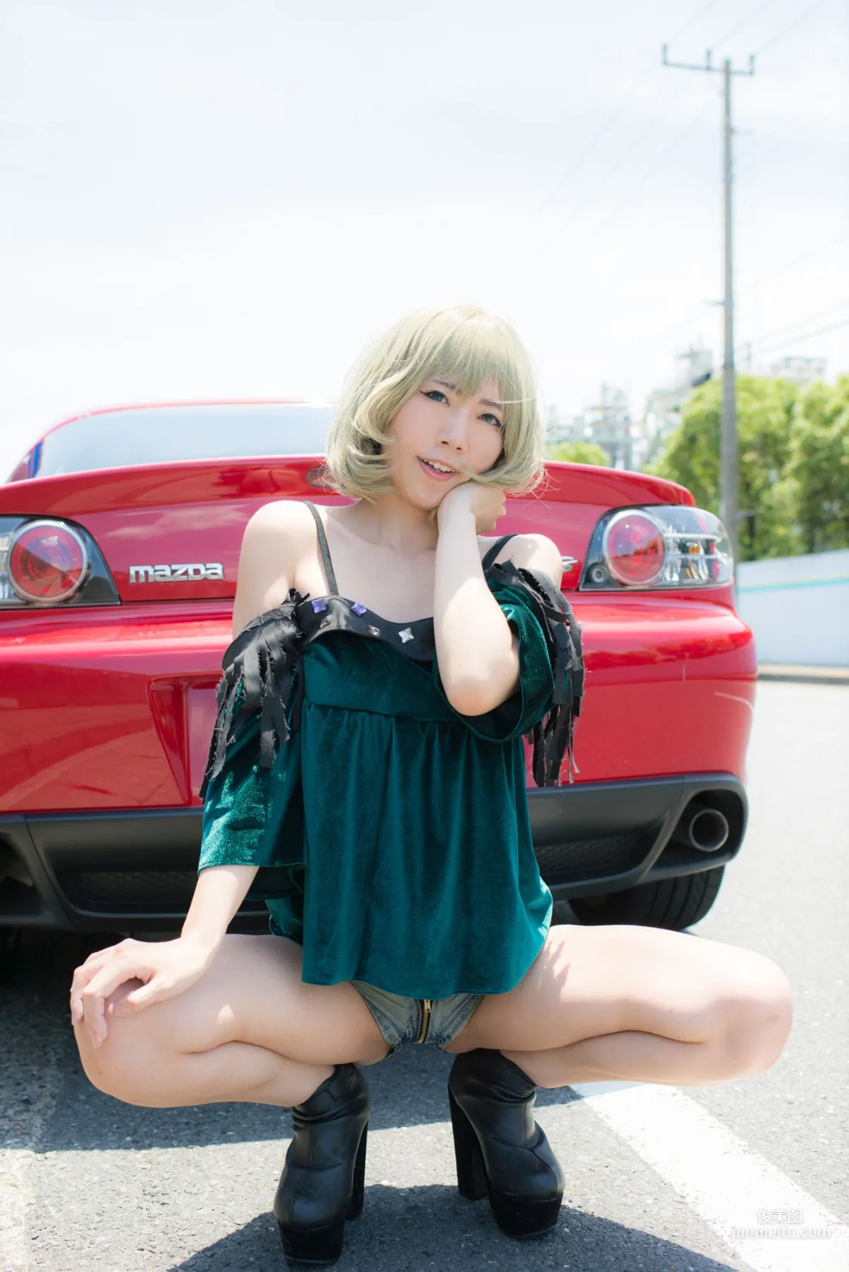Ayane(あやね) 《Idolmaster》Takagaki Kaede(高垣楓) [Wolf Fang!!] 寫真集 69